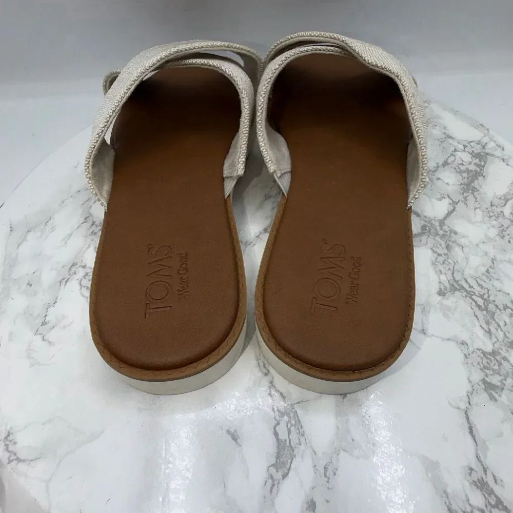 TOMS Natural Yarn Dye Mae Crossover Sandal-10